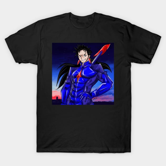 lancer in fate/zero saga T-Shirt by jorge_lebeau